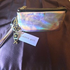 NWT Steve Madden Girl Rose Gold Wristlet-prom fave
